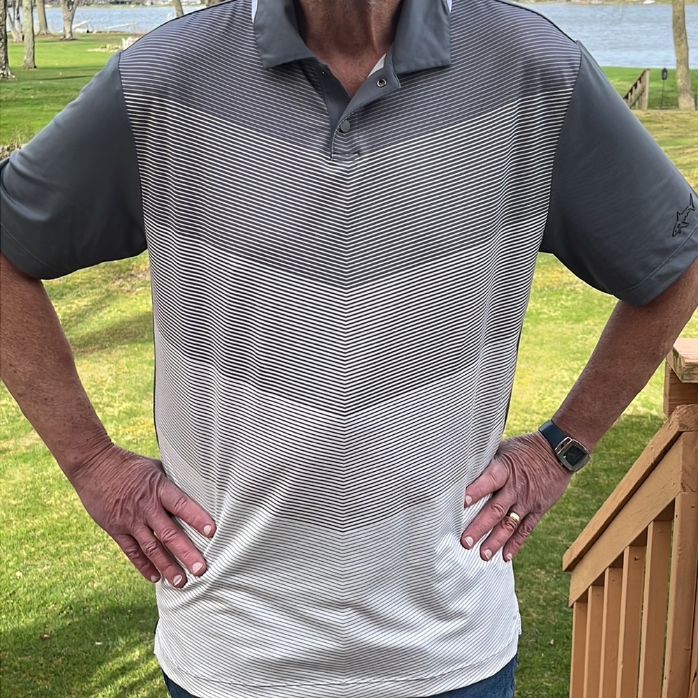 Greg Norman for Tasso Ella PlayDry polo L